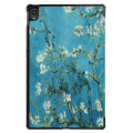 Miniatyrbild 6 av 8: Tri-fold Fodral till Lenovo Tab P11 / P11 Plus - Wintersweet multifärg