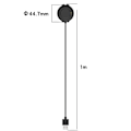 Pikkukuva 7 / 7: TicWatch GTK/Mobvoi CXB07 USB-latauskaapelin teline 1m Black