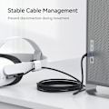 Miniatyrbilde 10 av 10: 5m ladekabel for Meta Quest 3 3S PICO 4, 5Gbps hodeset tdataoverføring Black