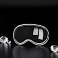 Miniatyrbild 3 av 11: TPU-fodral för A Vision Pro Headset Skyddsfodral Transparent