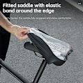 Miniatyrbilde 2 av 9: WEST BIKING Sykkelsete Vanntett solbeskyttelse Sykkelsal Regntrekk Sadel Sadeltrekk Silver