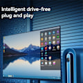 Miniatyrbillede 10 af 11: WiFi4 Dongle 150Mbps Højhastigheds USB Trådløs Adapter Indbygget Antenne Black