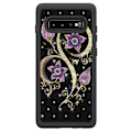 Pikkukuva 1 / 5: Samsung Galaxy S10+ Pattern PC TPU Phone Shell - Vivid Flower Black