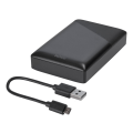 Pikkukuva 2 / 6: Virtapankki 10 000 mAh, 1x USB-C PD, 1x USB-A pikalataus Black