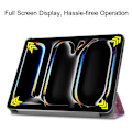 Miniatyrbild 2 av 7: Till iPad Pro 11 (2024) Slim fit tri-fold fodral - Galaxy multifärg