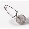 Miniatyrbillede 3 af 5: Stainless Steel Snap Mesh Tea Ball Infuser Filter Silver