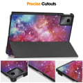 Miniatyrbillede 2 af 7: Til Lenovo Tab M11 Trifoldet Stativdæksel - Galaxy Multicolor