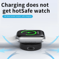 Miniatyrbillede 2 af 9: Trådløs USB-A hurtig magnetisk oplader til Apple Watch Series 1-8 White