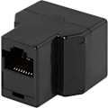 Miniatyrbillede 2 af 3: DELTACO Trevägskoppling 8P/8C RJ45, svart Black