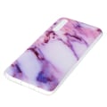Miniatyrbillede 3 af 5: Marble Pattern IMD TPU Soft Back Case for Samsung Galaxy A70 - Style L Black
