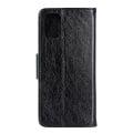 Pikkukuva 2 / 11: Textured Split Leather Wallet Case Samsung Galaxy A72 5G Black