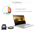 Miniatyrbild 7 av 9: Amazfit Bip Lite A1915/ Bip A1608 USB Laddningskabel Svart
