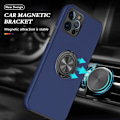 Miniatyrbillede 7 af 7: iPhone 13 Fingerring Kickstand Hybrid Taske - Blå Blue