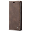 Miniatyrbillede 4 af 8: CASEME Retro tegnebog taske til Samsung Galaxy S22 - Kaffe Dark brown