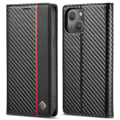 Pikkukuva 1 / 5: LC.IMEEKE lompakkokotelo iPhone 15 - musta Black