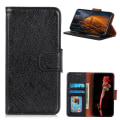 Pikkukuva 1 / 11: Kuvioitu jaettu nahkainen lompakkokotelo Samsung Galaxy A32 5G Black