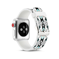 Miniatyrbild 2 av 5: Silicone klockrem för Apple Watch 4 40mm, 3/2/1 38mm - Vertical Stripe multifärg