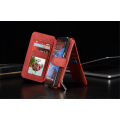 Miniatyrbillede 4 af 11: CASEME Samsung Galaxy S7 Edge Retro läder plånboksfodral Röd Red