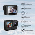 Miniatyrbilde 7 av 11: Tilbehør til GoPro Hero 12 11 10 9 Massevis av bra ting Black