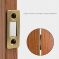 Miniatyrbillede 8 af 8: 2Pcs / Set Magnetic Door Catch Drawer Cabinet Closer Adhesive Black