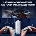 Pikkukuva 5 / 10: Game Stick 4K Dual 2.4G langattomat peliohjaimet ja 128G 30000+ Games for TV White