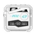 Miniatyrbillede 9 af 9: MK47 Mechanical Gaming Bluetooth In-ear Headset - Sølv Silver
