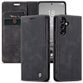 Pikkukuva 1 / 7: CASEME Retro Lompakkokotelo Samsung Galaxy A54 - Musta Black