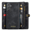 Miniatyrbillede 10 af 10: CASEME til Samsung Galaxy A55 5G 2-i-1 tegnebog taske - Sort Black