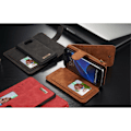 Miniatyrbillede 6 af 11: CASEME Samsung Galaxy S7 Edge Retro läder plånboksfodral Röd Red
