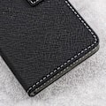 Miniatyrbild 2 av 10: Asus Zenfone Live - Cross Texture Plånboksfodral - Svart Svart