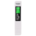 Miniatyrbild 1 av 10: 3-i-1 detektor test för vattenkvalitet LCD TDS EC TEMP testpenna Temperatur Vit
