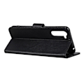 Miniatyrbillede 7 af 9: KHAZNEH Wallet Stand Flip Phone Shell for OnePlus Nord - Black Black
