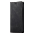 Miniatyrbillede 3 af 11: AUTSPACE A01 Retro tegnebog taske til iPhone 13 - sort Black