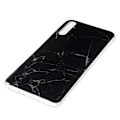 Miniatyrbillede 3 af 5: Marble Pattern IMD TPU Soft Back Case for Samsung Galaxy A70 - Style A Black