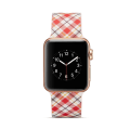 Miniatyrbild 6 av 7: Silicone klockrem för Apple Watch 4 44mm, 3/2/1 42mm - Lattices multifärg