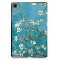 Miniatyrbilde 7 av 7: Tri-fold Stativveske for Samsung Galaxy Tab A9+ 11\" - Blomst Multicolor