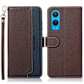 Pikkukuva 1 / 7: KHAZNEH OnePlus Nord CE4 Lite 5G Lompakkokotelo Nahkainen Flip Cover Brown
