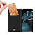 Miniatyrbillede 7 af 10: DUX DUCIS Skin Pro Series Stativ Flip-etui Motorola Moto G14 - Sort Black