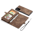 Miniatyrbild 6 av 10: CASEME Samsung Galaxy Note 20 Retro läder plånboksfodral Brun