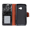 Miniatyrbillede 3 af 6: Nappa Texture Pung Taske til Samsung Galaxy Xcover 4s/4 - Sort Black