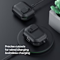 Pikkukuva 9 / 11: AirPods 4 -kotelolle DUX DUCIS PC+TPU Bluetooth-kotelo / kuori koukulla Black