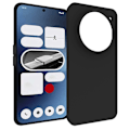 Miniatyrbild 1 av 5: För Nothing Phone (3a) Pro Skal Matt Finish Mjukt TPU Skyddsfodral Black