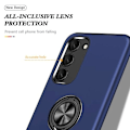 Miniatyrbillede 2 af 7: Samsung Galaxy S23+ Fingerring Kickstand Hybrid Taske - Blå Blue