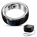 Miniatyrbilde 1 av 11: Multifunksjons Smart Ring Helse Tracker Søvn Hjertefrekvens Blod Oksygen Overvåking 18# Black