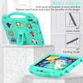 Miniatyrbild 3 av 7: Apple iPad 10.2 2021 2020 2019 EVA Foam Stand Skal Fodral - Grön Grön