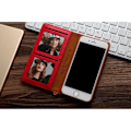 Pikkukuva 5 / 7: CMAI2 Litchi plånboksfodral till iPhone 7 / 8 / SE (2020) - Röd Red