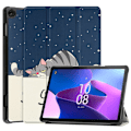 Miniatyrbild 1 av 9: Tri-fold Fodral till Lenovo Tab M10 Gen 3 - Cat multifärg