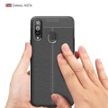 Pikkukuva 7 / 11: Litchi Texture Soft TPU Case for Samsung Galaxy A20s - Black Black