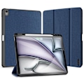 Miniatyrbild 1 av 10: DUX DUCIS Domo iPad Air 13 (2024) fodral Tri-Fold - Blå Blå
