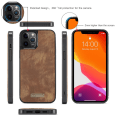 Miniatyrbild 5 av 11: CASEME iPhone 12 / iPhone 12 Pro Retro plånboksfodral - Brun Brun